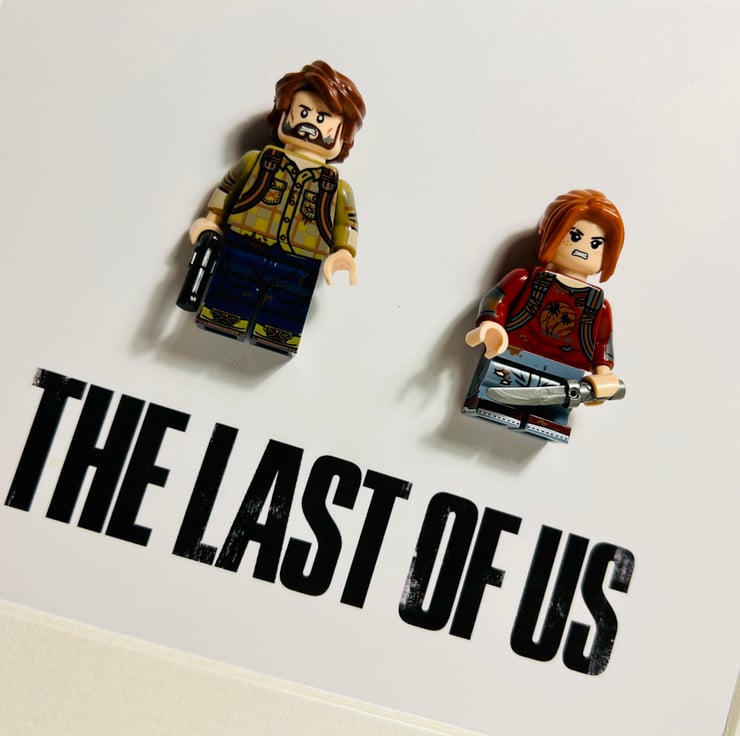 THE LAST OF US Framed custom minifigures Folksy