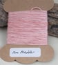 15m Naturally Dyed Madder Pink Fine Cotton Perle Embroidery Thread - Image 2