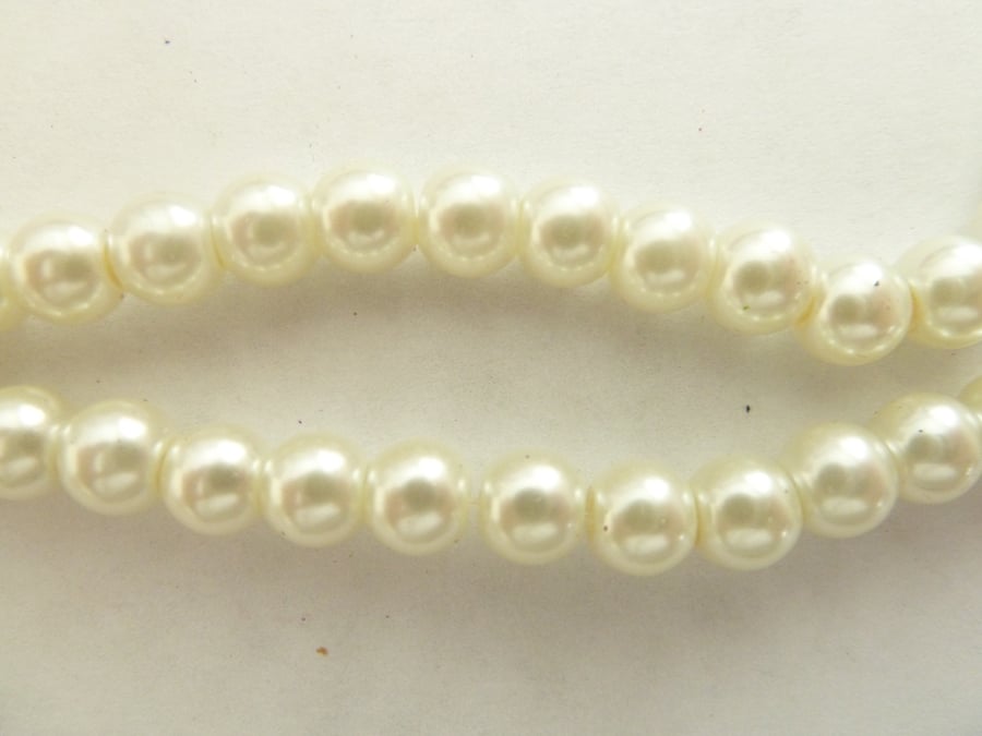 white glass pearls