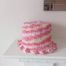 CROCHET Strawberry Ombre Toilet Roll Cover