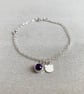 Sterling Silver Bear Charm Bracelet - Charity Bracelet