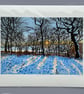'Blue Shadows' Digital print - Image 2