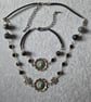 Handmade Fashion Necklace with Pendant & Bracelet