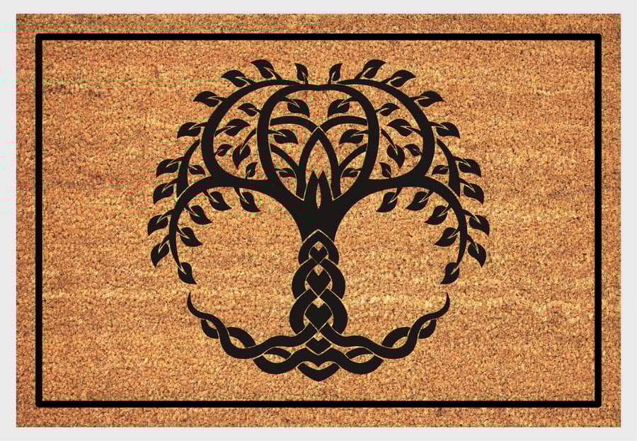 Tree of Life Door Mat - Tree of Life Welcome Mat - 3 Sizes