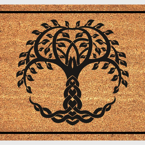 Tree of Life Door Mat - Tree of Life Welcome Mat - 3 Sizes