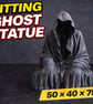 Sitting Ghost Statue - 50 - 40 - 75mm