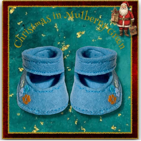 Reserved for Susan - Pale Blue Sequinned Shoes