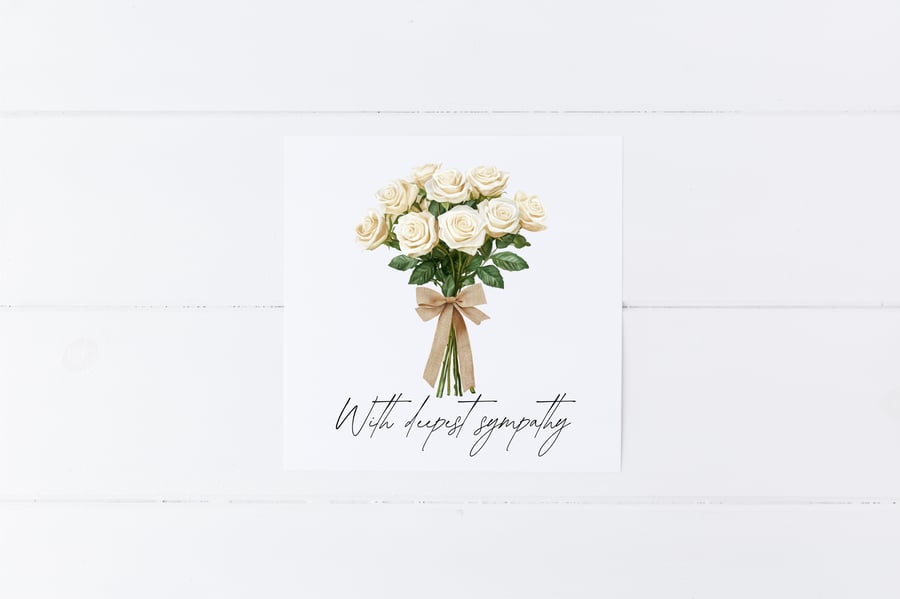 With Deepest Sympathy Card