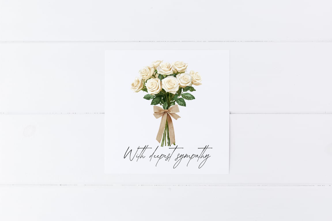 With Deepest Sympathy Card