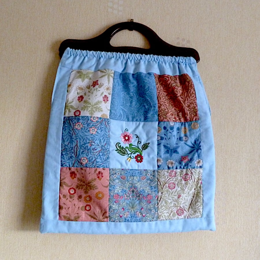 Patchwork Knitting Bag