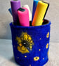Sunflower pen pot