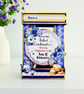 3D Tower Card With Tea & Biscuits Sentiment