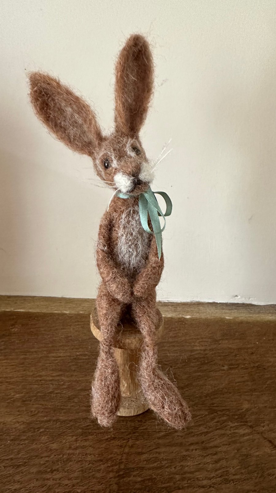Mini Hare on a bobbin 
