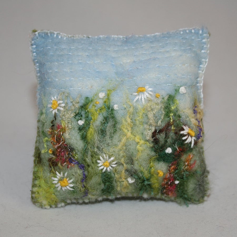 Custom Order for NicFrench Meadow Pincushion and Needlebook