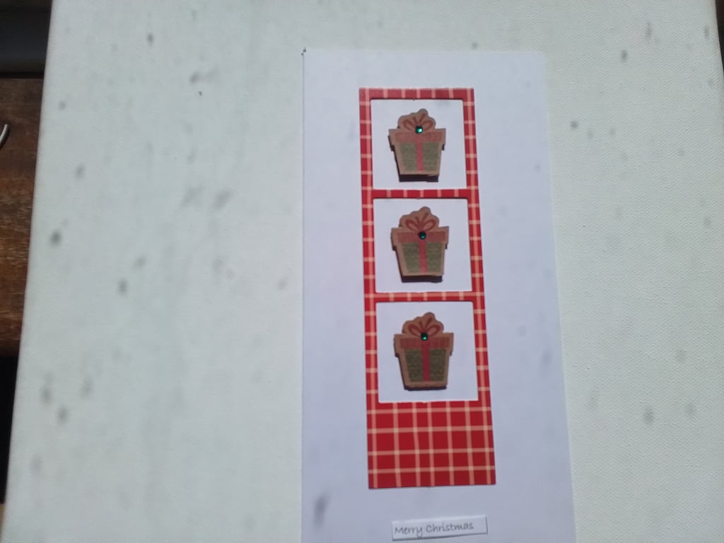 Christmas card. Presents. Gifts. Ref 215