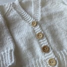 Newborn baby cardigan