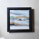 Northumberland Hills - first snow reeds