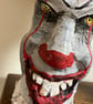 The Sewer Dweller One of a Kind Horror Clown Character Upcyled Bottle Art  - Image 2