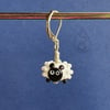 Tiny Glass Sheep Stitch Marker