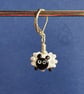 Tiny Glass Sheep Stitch Marker - Image 1