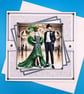 Art Deco Card, Birthday, Anniversary  - Image 4