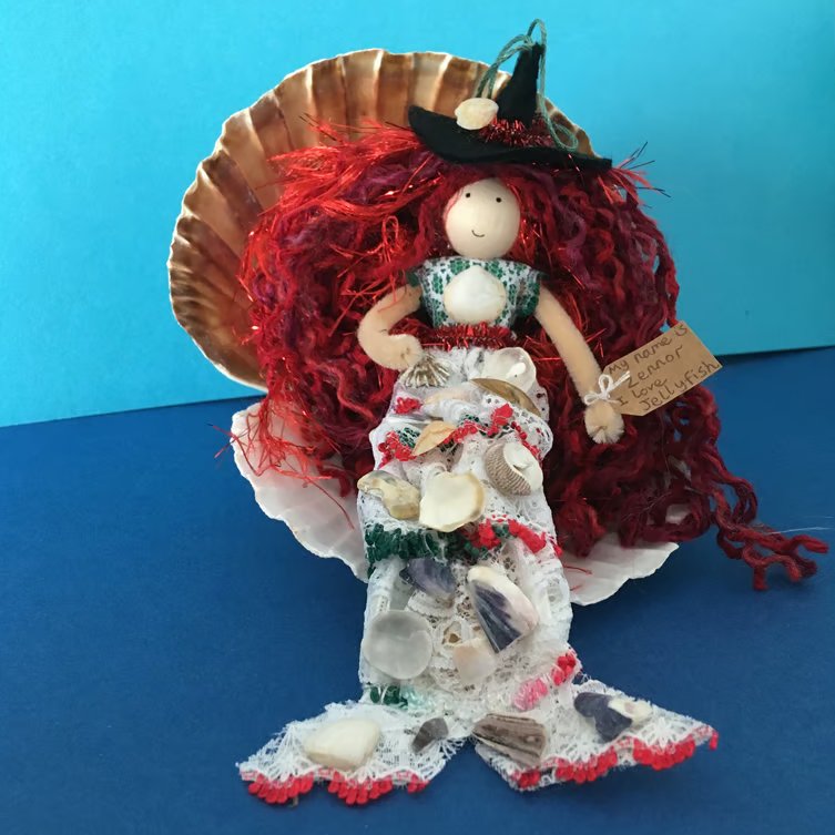 Sea Witch Mermaid Doll Hanging Decoration, Mermaid Gifts