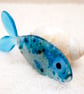 Sparkly Fused Glass Fish Decoration - Image 3