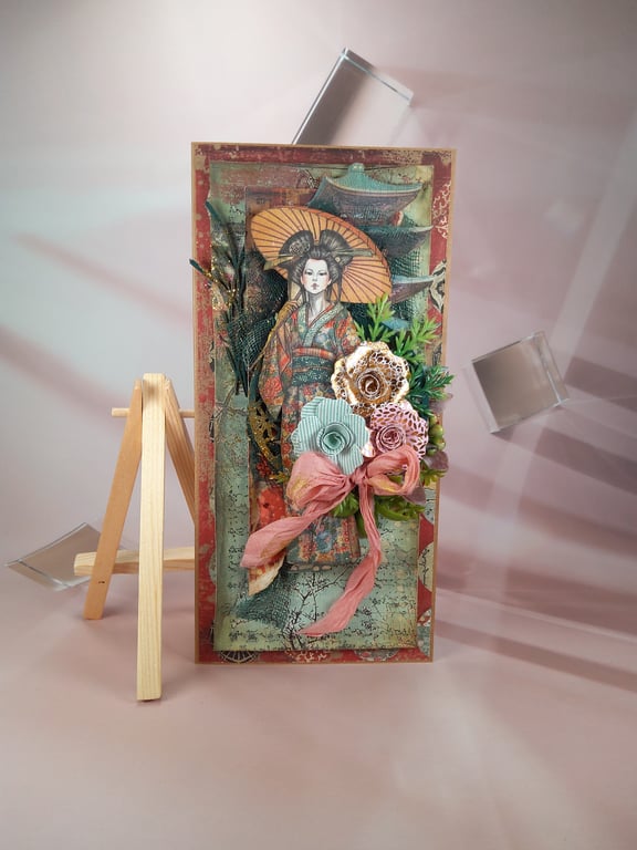 Handmade Card - Japanese Inspired Design (75) 