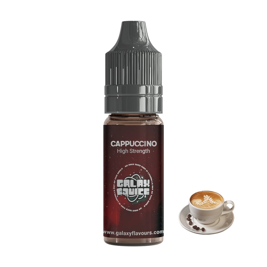Cappuccino High Strength Professional Flavouring. Over 250 Flavours.