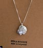 Fine Silver Goddess Pendant Necklace, Hand-Cast Silver Charm