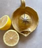 Handmade ceramic juicer in Citron yellow - Image 3