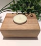 Recycled Oak and Mahogany tea light holder