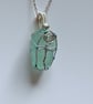 Sea Glass Necklace Gift for Her – Scottish Beachcombed Sea Glass Rose - Image 4