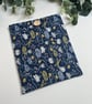 Handmade Padded Book Bag: Floral Dragonfly Book Cover, Book Protector