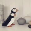 small Wooden Puffin