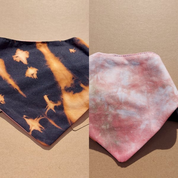 small tye dye pet bandana 