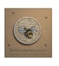 Embroidered Bee Patch: Wool Felt Sew-On patch - Image 5