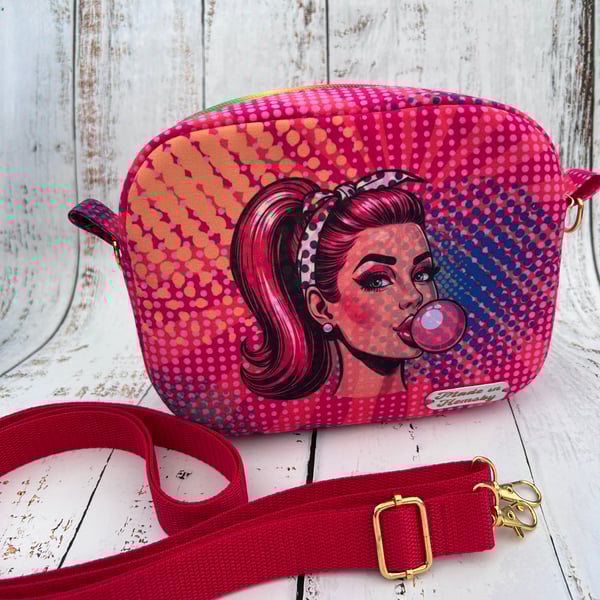 Crossbody Bag - Pop Art Style