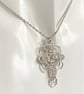 Sterling Silver Chainmaille Celtic Style Pendant - Image 3