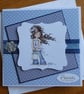 Happy Birthday Card - Girl With Lantern - Image 7