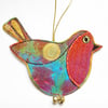 Robin Hanging Decoration with Bells