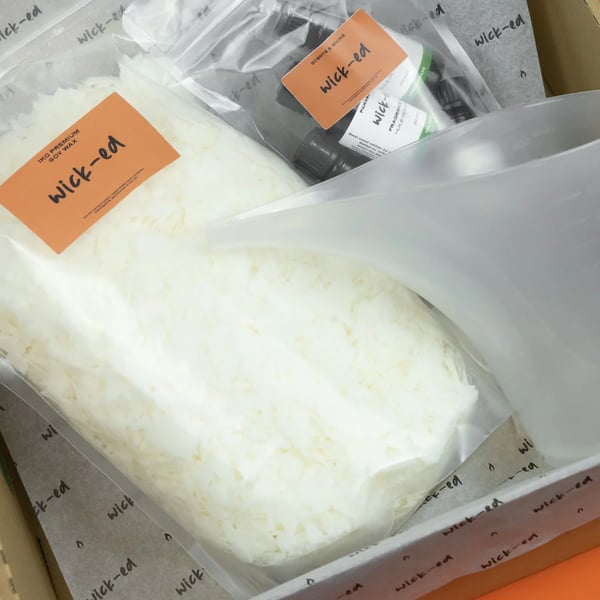 1kg Soy Wax Candle Refill Kit (5 x 270ml Candle) Folksy