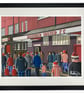 Sheffield U. Limited Edition Fine Art Print Football Club FC United Stadium Gift