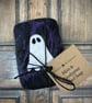 Handmade Ghost Felted Soap, gothic spooky Halloween gift for friend - Image 5