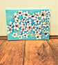 Original Cherry Blossom Painting, Floral Art on Canvas, A4 size, Unframed - Image 2