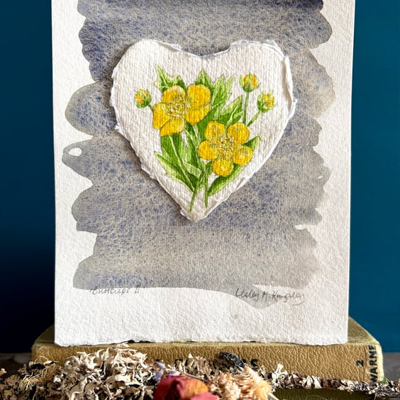 Original watercolour painting 'Buttercups II'