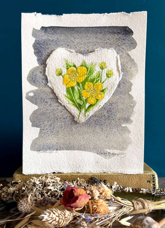 Original watercolour painting 'Buttercups II'