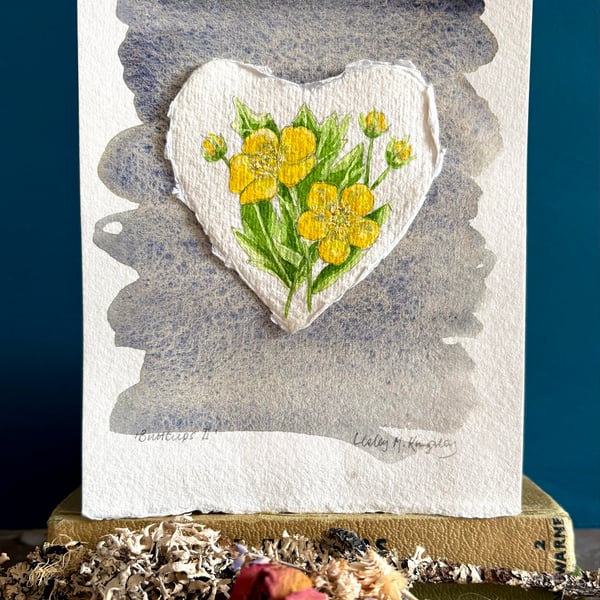 Original watercolour painting 'Buttercups II'