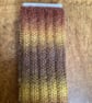 MOBILE PHONE SLEEVE 7x3.5" or 18x9cm IN MULTICOLOURED YARN