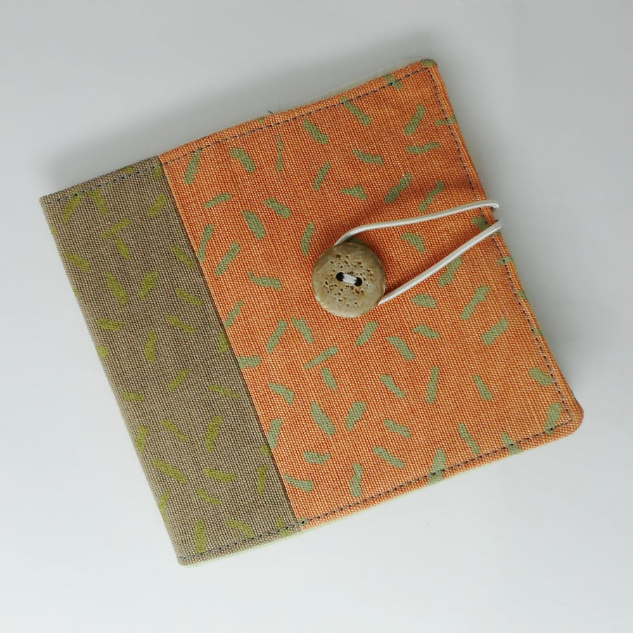 Sushi - cotton wallet in recycled textiles